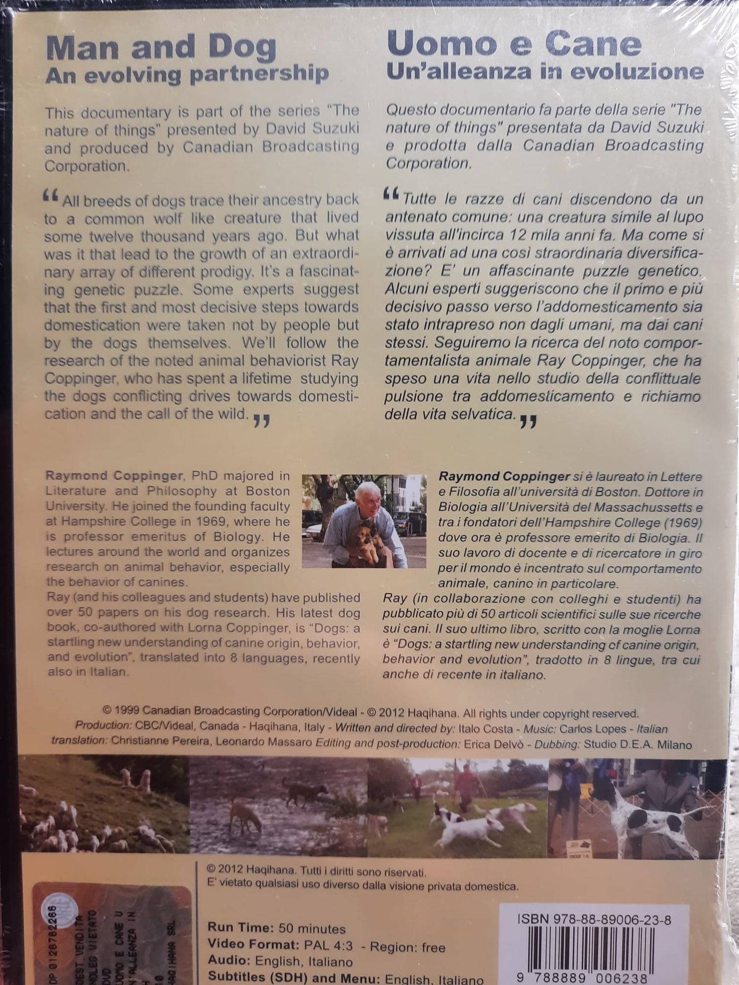 DVD Raymond Coppinger: Mies ja koira